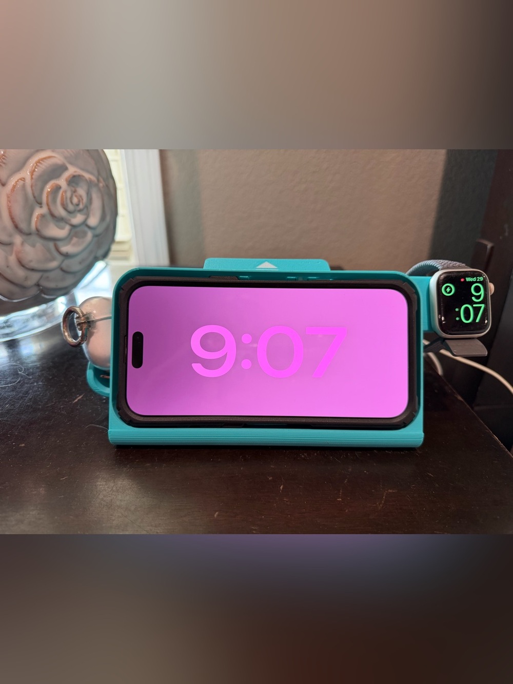 3D Printed 3-in-1 Charging Dock for iPhone, Apple Watch & AirPods
